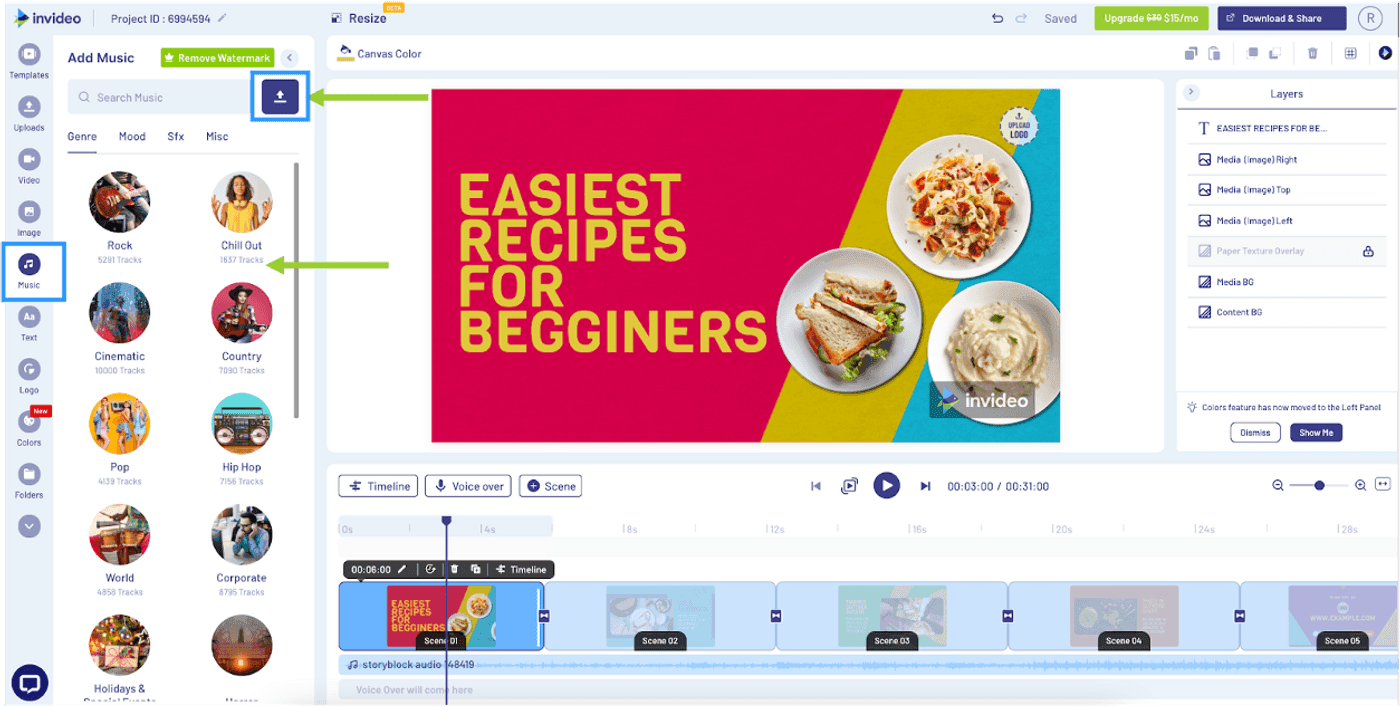 InVideo AI screenshot