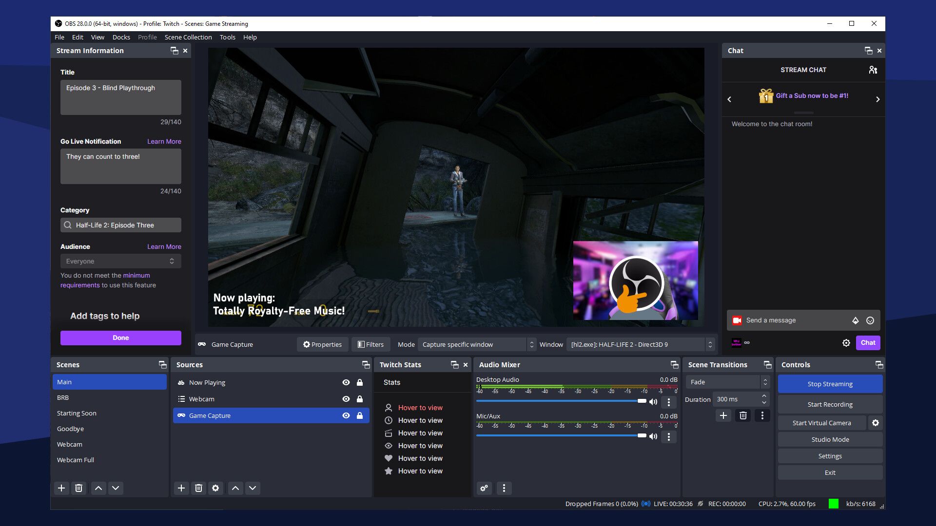 OBS Studio screenshot